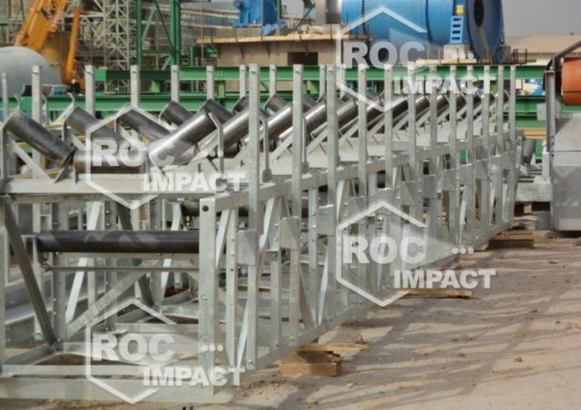 Convoyeur MINING ROC BELT SYSTEME pour une Mine au Mali