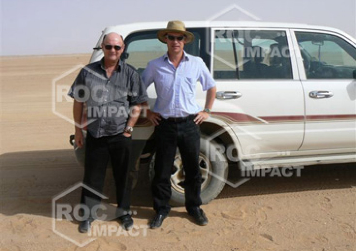 Installation station concassage à la mine d'or en Algérie