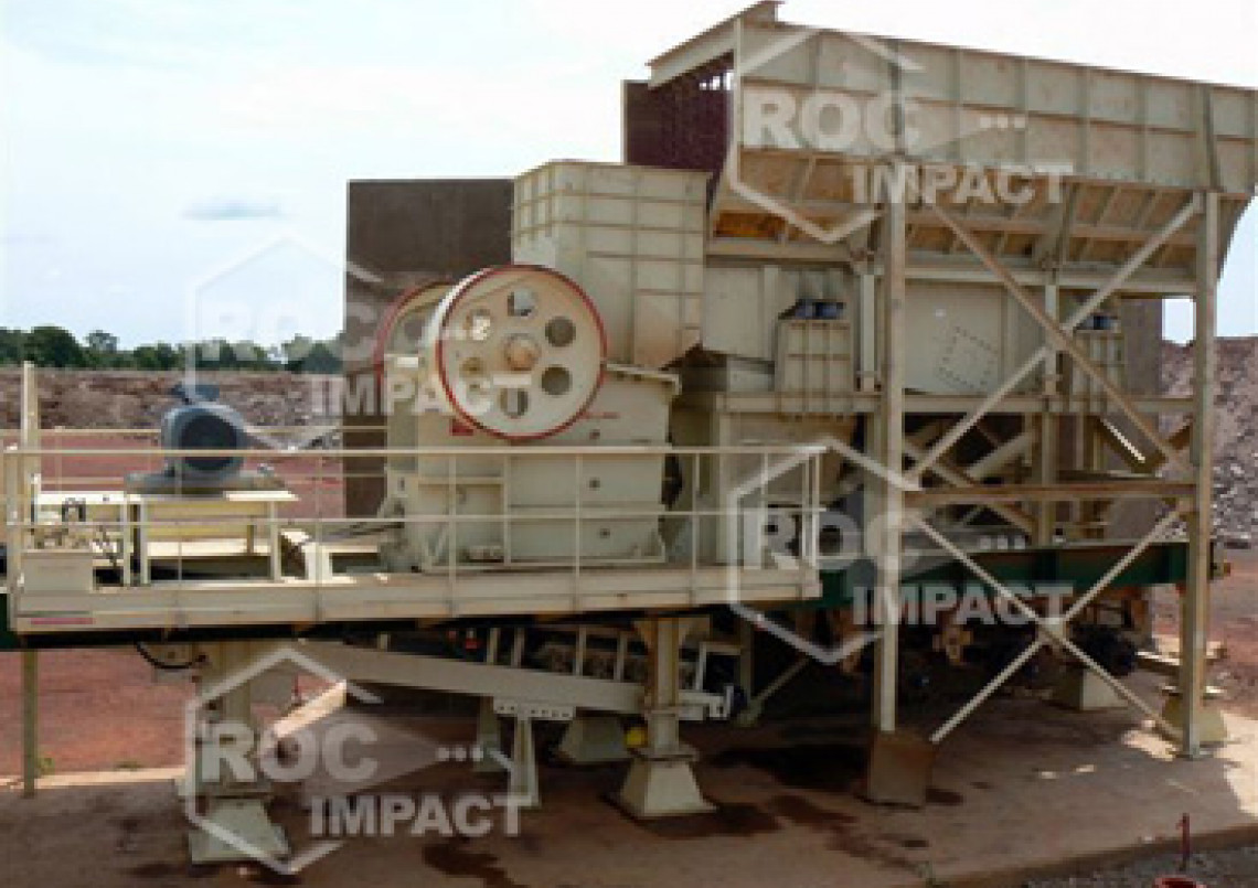 Installation concasseur - Mine d'or au Burkina Faso SEMAFO MANA GOLD MINING