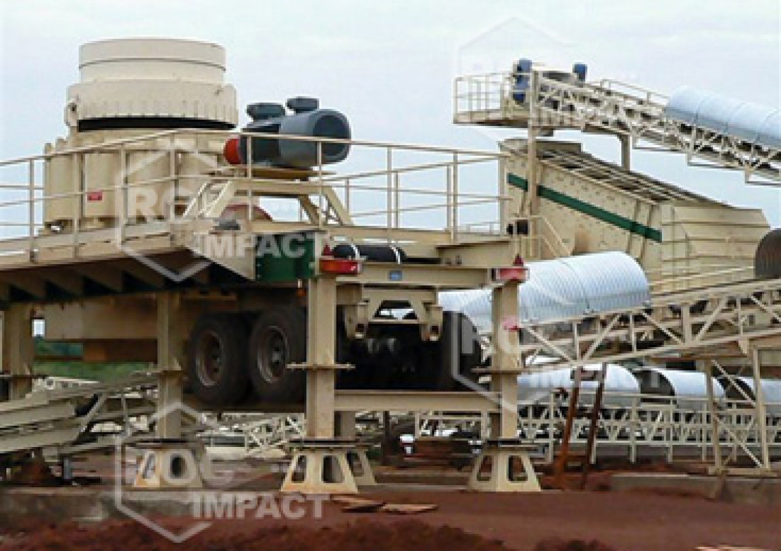 Installation concasseur - Mine d'or au Burkina Faso SEMAFO MANA GOLD MINING