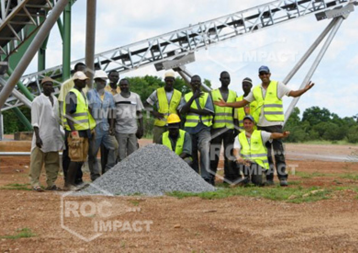 Nouvelle installation de concassage et broyage au Burkina Faso