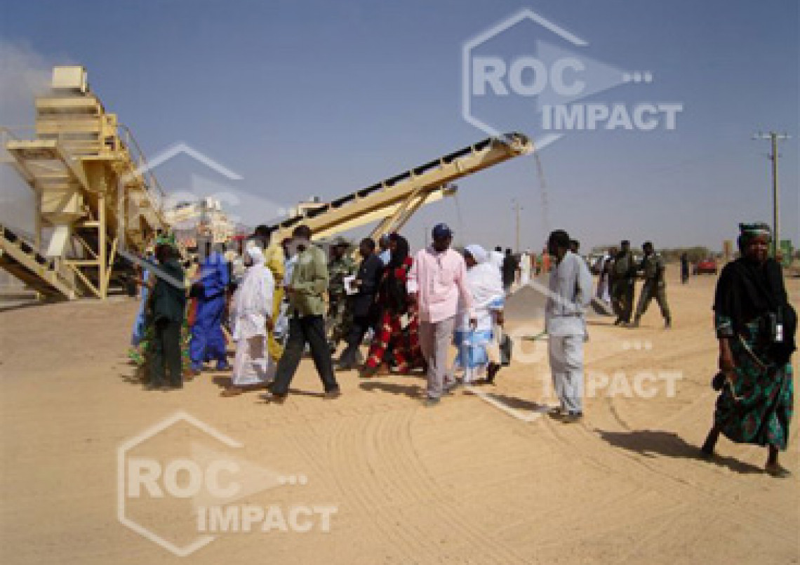 Installation Concasseur pour Construction routes et villes entre Agadez Djadjeri et Zinder