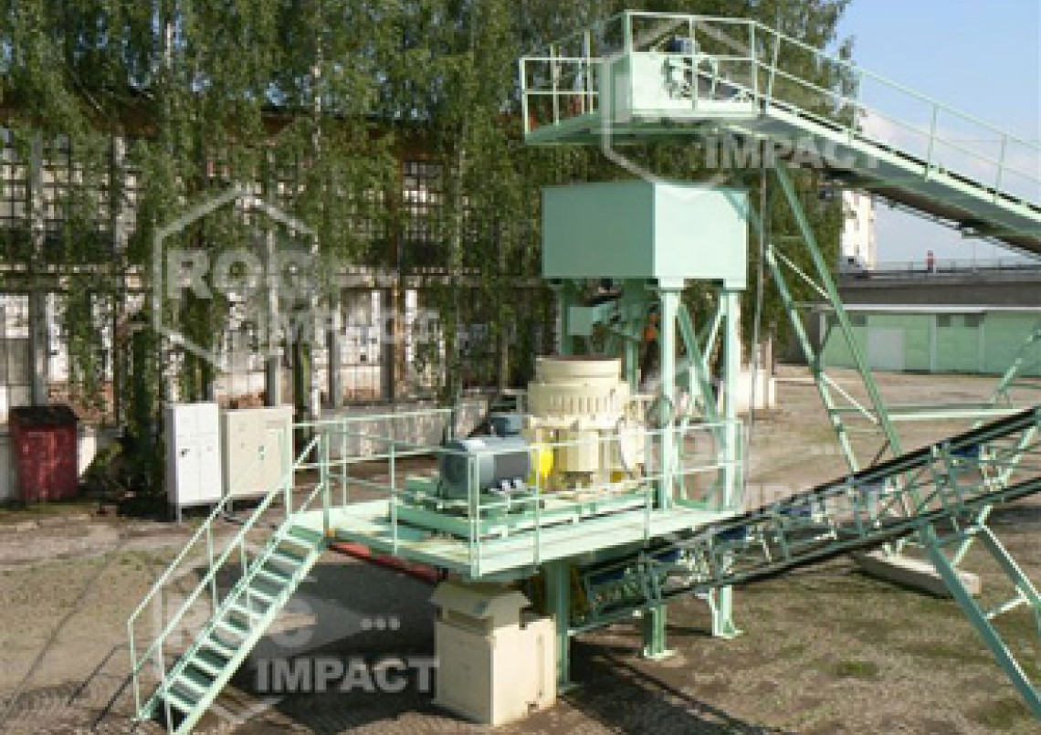 Installation station concassage en Roumanie