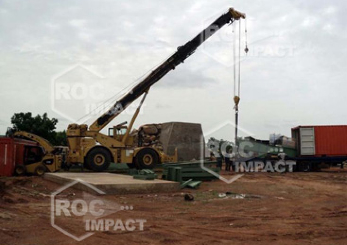 Nouvelle installation de concassage et broyage au Burkina Faso