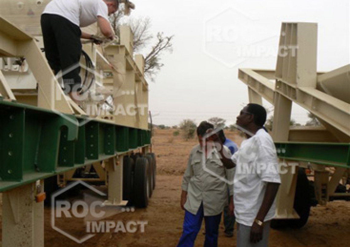 Installation concasseur au Niger - Entreprise Razel