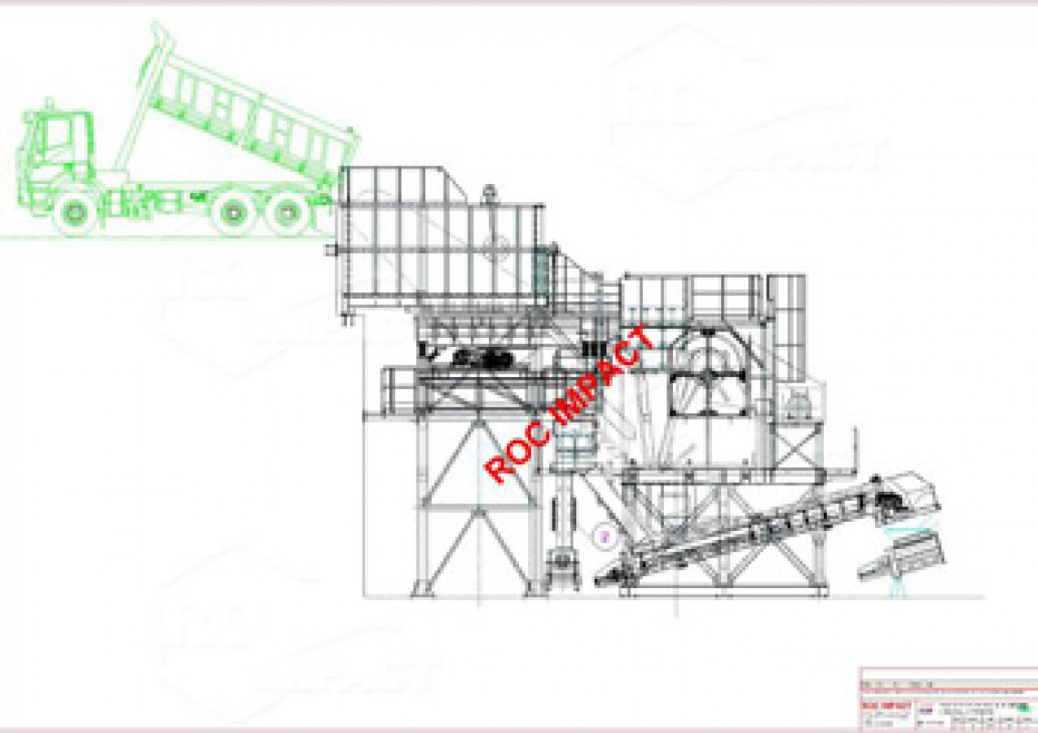 CONCASSEUR A MACHOIRES ROC 12.10 / Ouverture : 1200 x 1000 mm