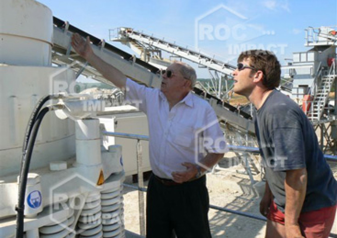 Installation Broyeur à Cônes pour une Carrière
