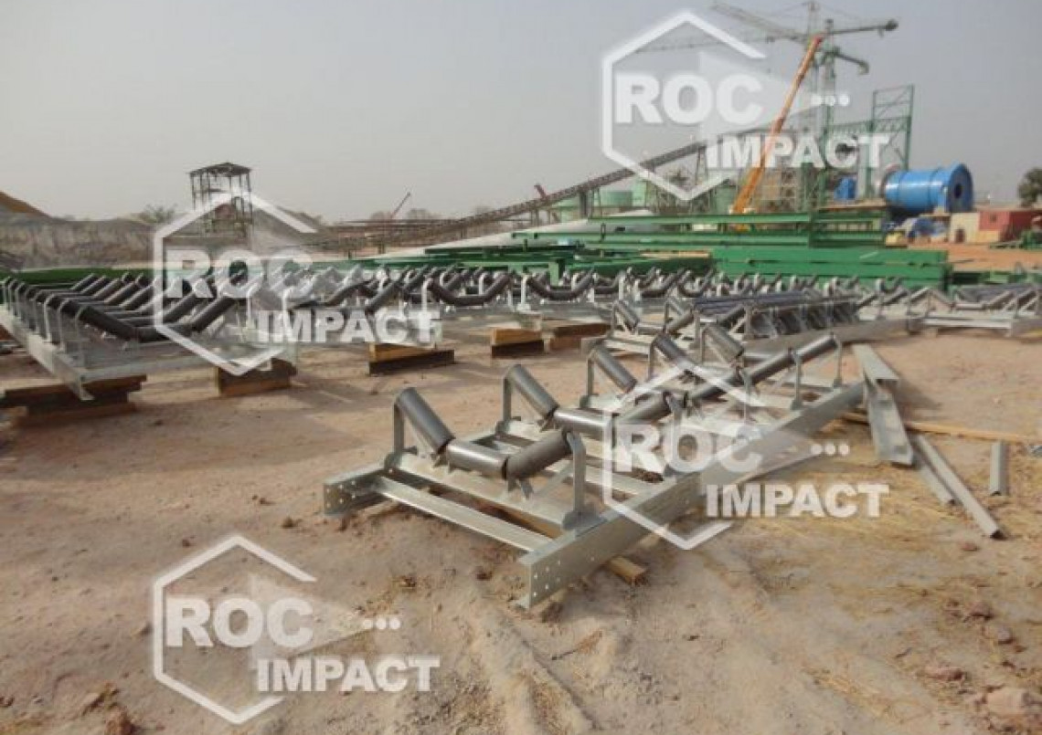 Convoyeur MINING ROC BELT SYSTEME pour une Mine au Mali