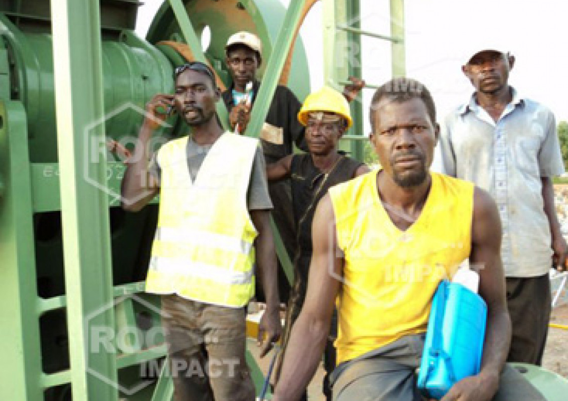 Nouvelle installation de concassage et broyage au Burkina Faso