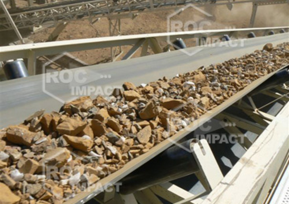 Installation station concassage à la mine d'or en Algérie