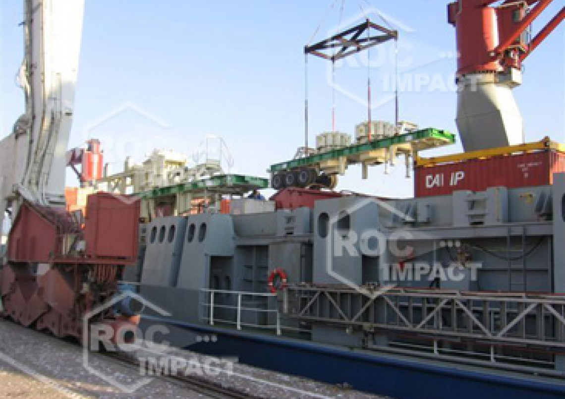 Installation station concassage à la mine d'or en Algérie