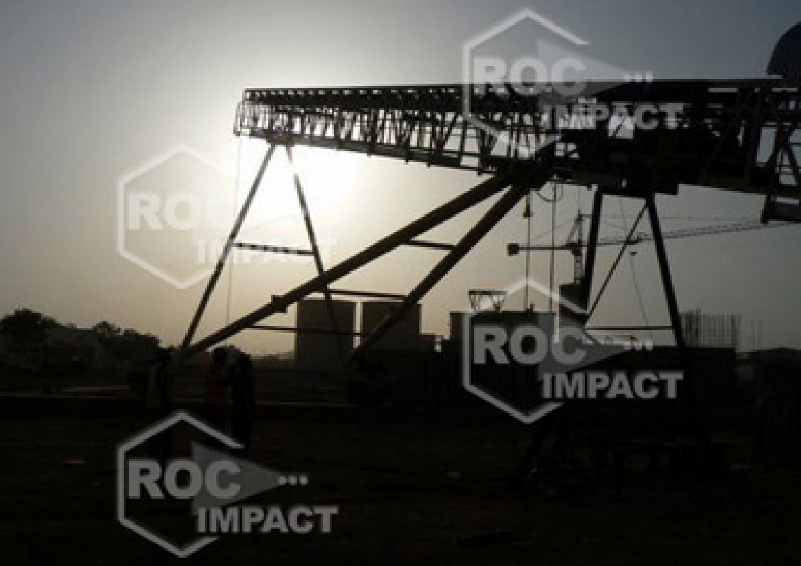 Installation concasseur - Mine d'or au Burkina Faso SEMAFO MANA GOLD MINING