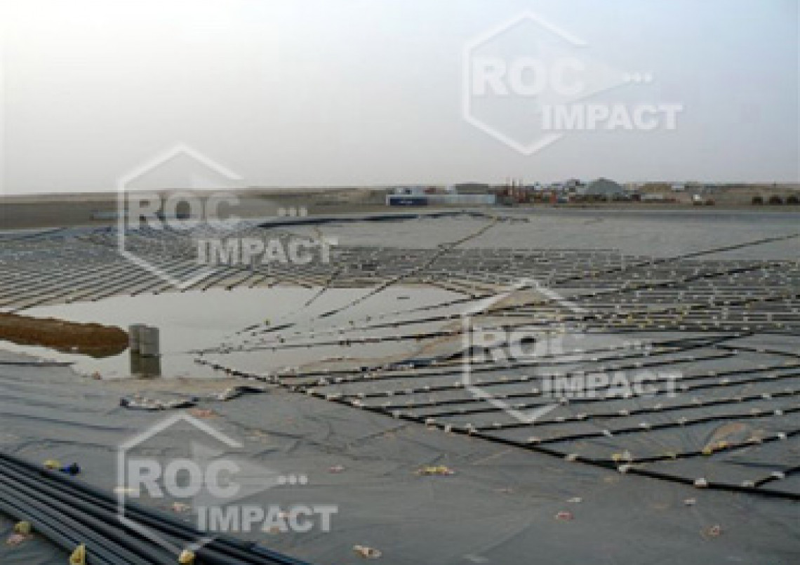 Installation station concassage à la mine d'or en Algérie