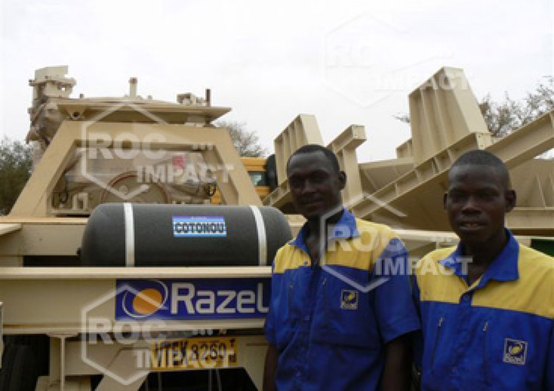 Installation concasseur au Niger - Entreprise Razel