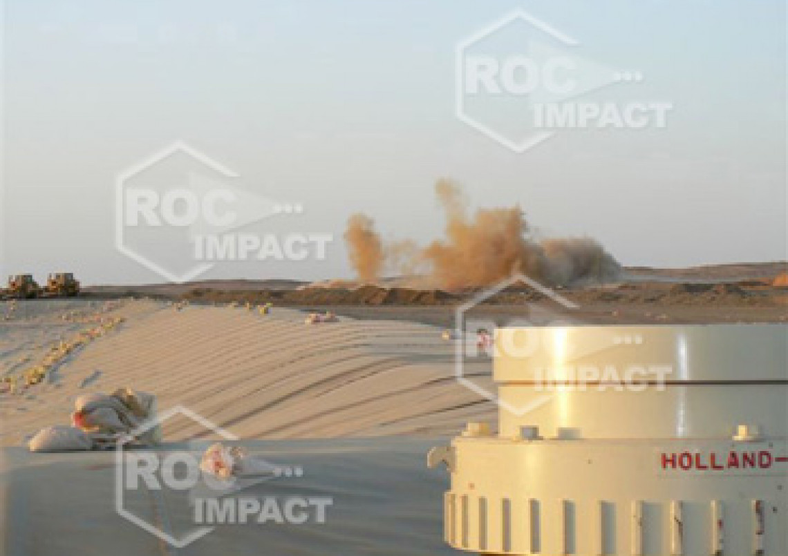 Installation station concassage à la mine d'or en Algérie