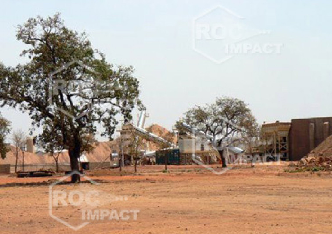 Installation concasseur - Mine d'or au Burkina Faso SEMAFO MANA GOLD MINING