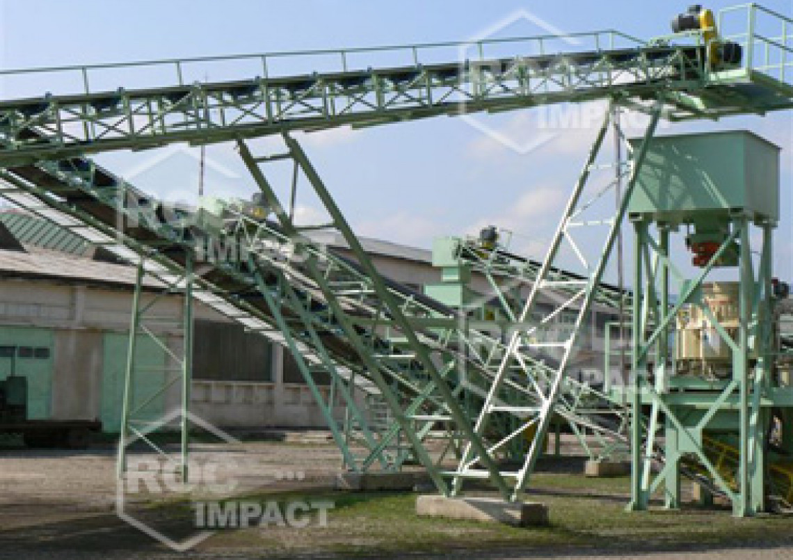 Installation station concassage en Roumanie