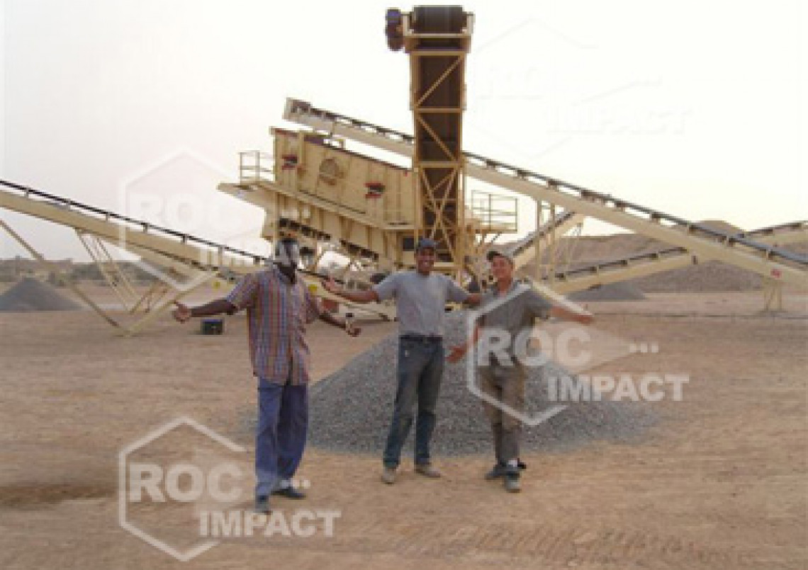 Installation Concasseur pour Construction routes et villes entre Agadez Djadjeri et Zinder
