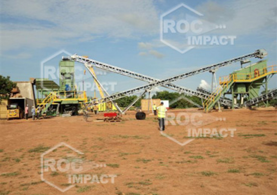 Nouvelle installation de concassage et broyage au Burkina Faso