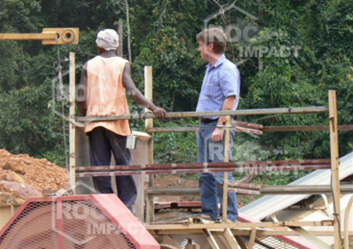 Installation concasseur au Congo
