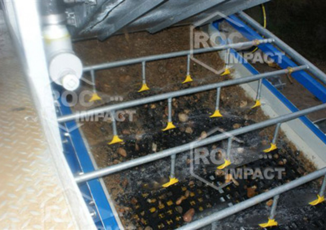 Installation de criblage et convoyeur en France (Loire)