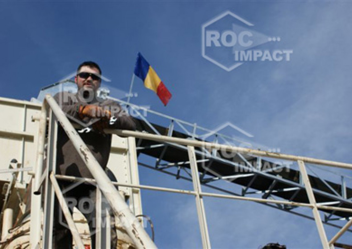 Mise en route de la station de concassage en Roumanie