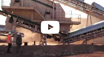 Installation concasseur - Mine d'or au Burkina Faso SEMAFO MANA GOLD MINING