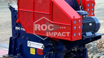 Installation d'un nouveau concasseur a machoire ROC 1108 HYD