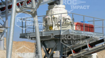 Installation Broyeur à Cônes pour une Carrière